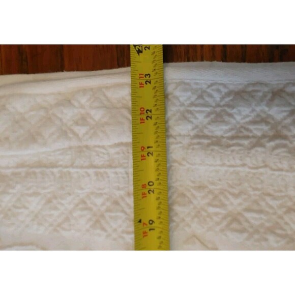 Historic CHARLESTON Foundation Standard Pillow Sham 23"x27" Matelasse Off-White - Picture 6 of 7